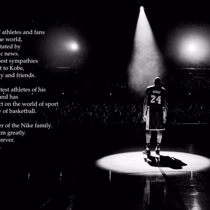El emocionante comercial que Nike le dedicó a Kobe Bryant