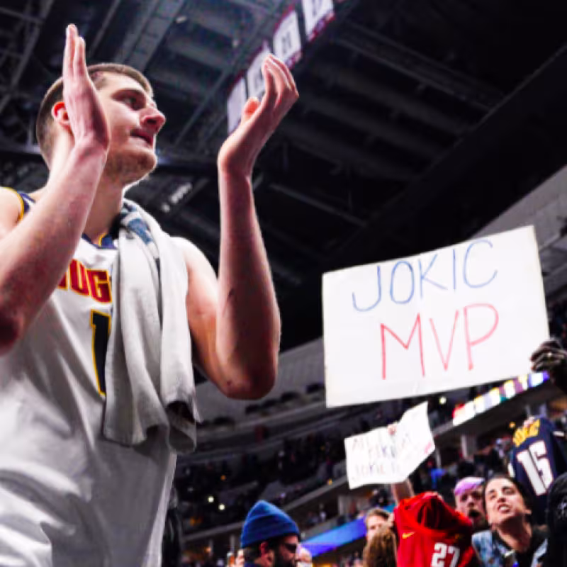Nikola Jokic y Jamal Murray, las estrellas de los Nuggets.