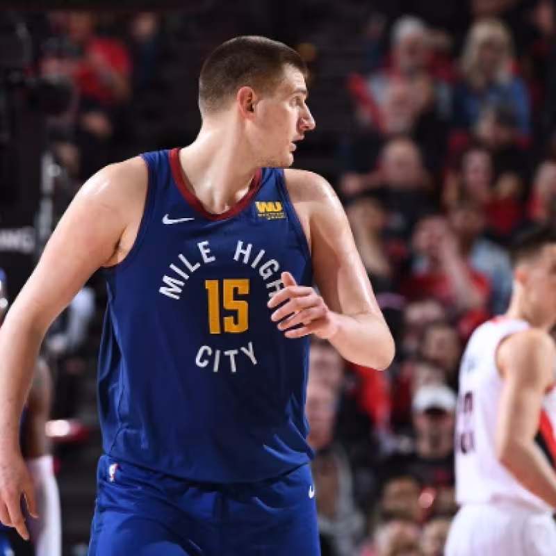 Nikola Jokic y Jamal Murray, jugadores de Denver Nuggets.