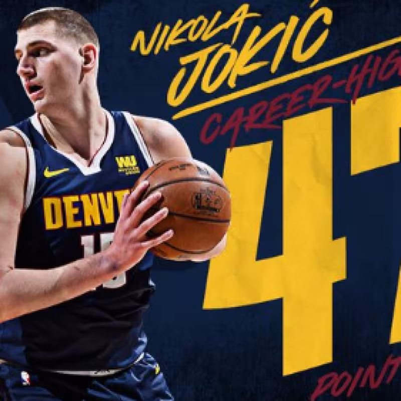 El canastón a la pata coja con el que Nikola Jokic le dio la victoria a los Nuggets en la prórroga