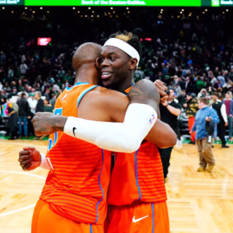 El agónico final de una remontada histórica de OKC ante los Celtics