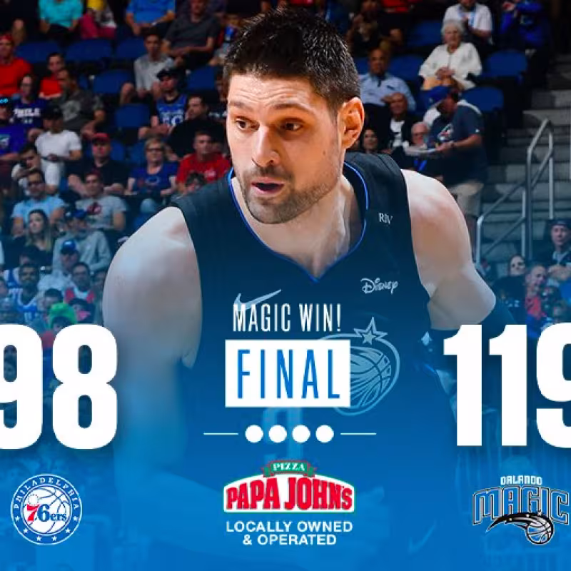 Orlando Magic sigue luchando por los playoffs a costa de unos tristes Sixers