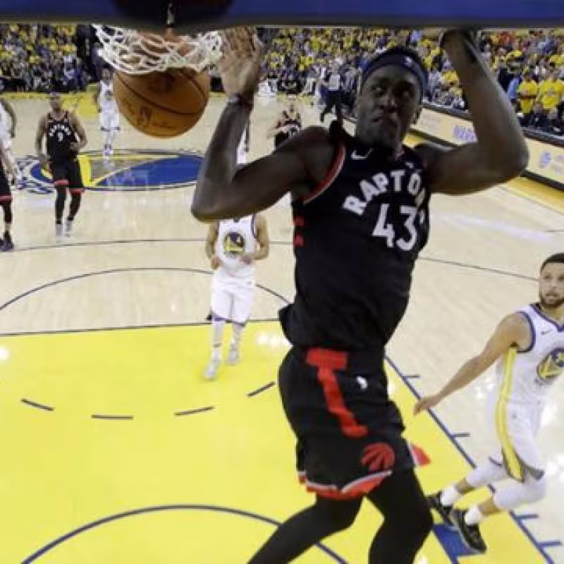 Pascal Siakam, jugador pretendido por Golden State Warriors.
