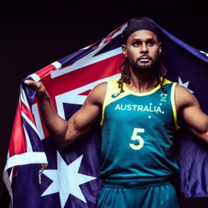 Patty Mills, estrella de la selección de Australia.