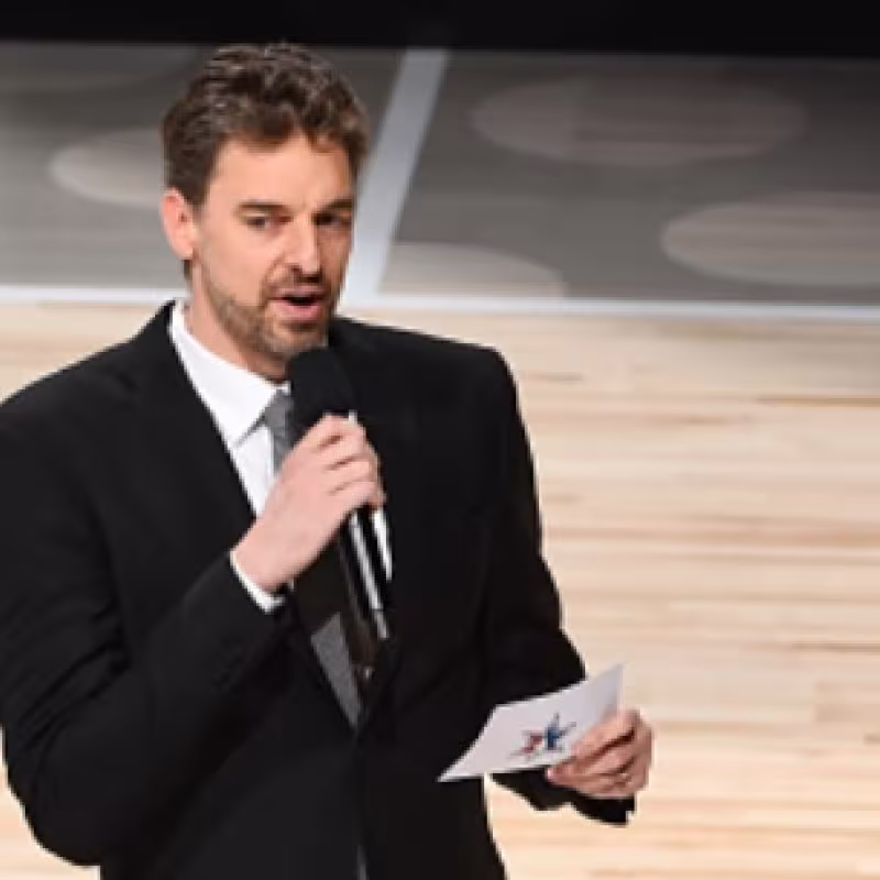 Pau Gasol, jugador de la Selección Española de baloncesto.