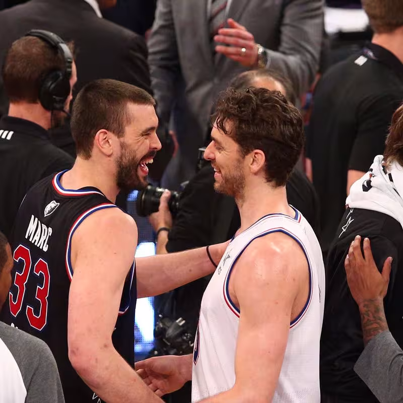Pau Gasol y Marc Gasol, en un All Star Game