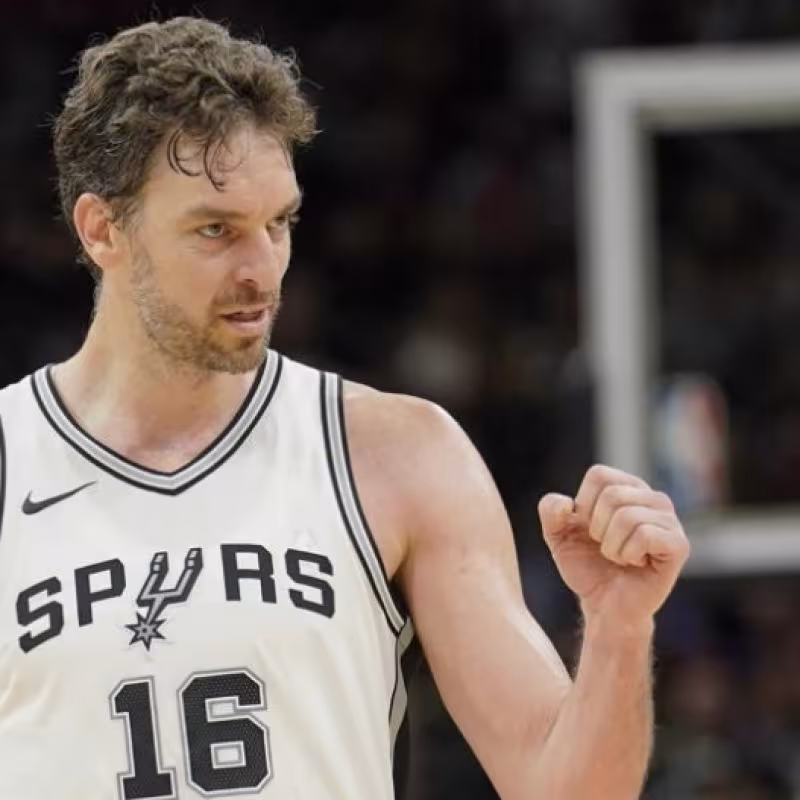 Pau Gasol, jugador de San Antonio Spurs. 