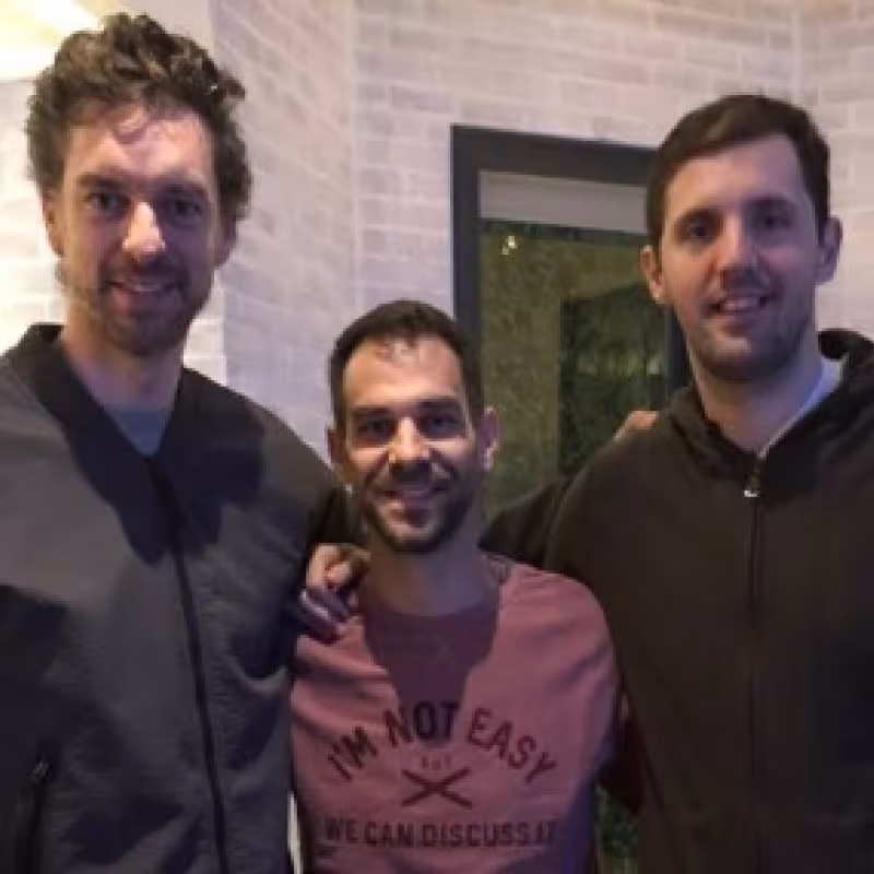 Pau Gasol, José Calderón y Nikola Mirotic se juntan para celebrar la Pascua