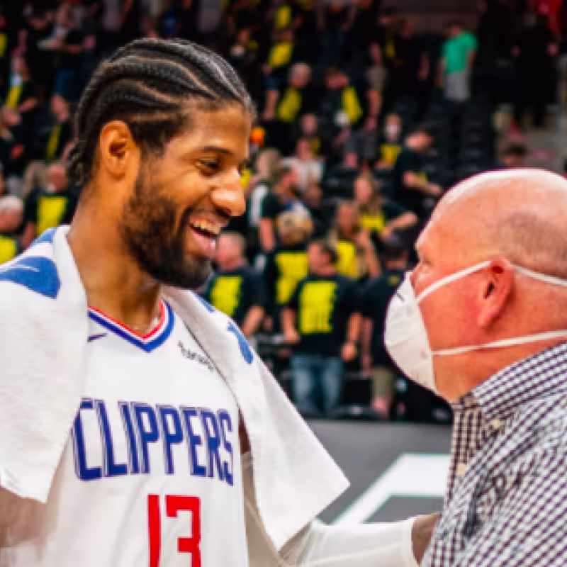 Paul George durante el media day de los Clippers. Foto: nba.com