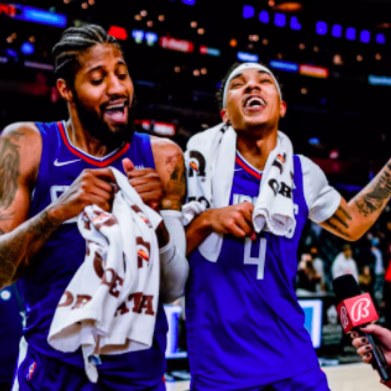 Paul George, en un partido con los Clippers