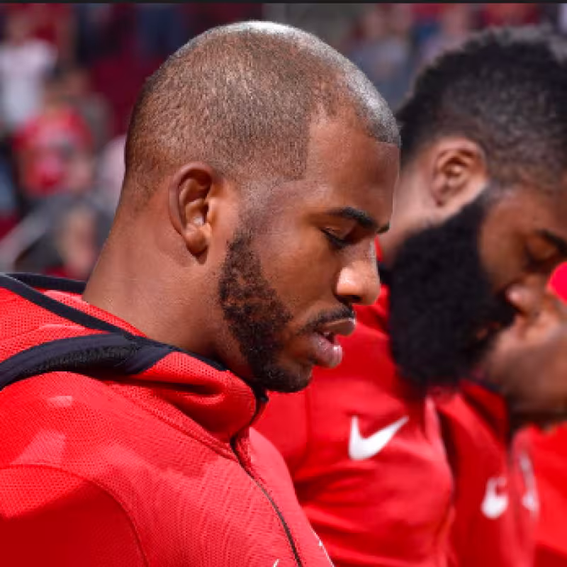 Paul, Harden y Gordon, con los Rockets.