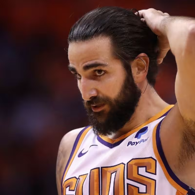 Ricky Rubio en un partido con los Phoenix Suns.