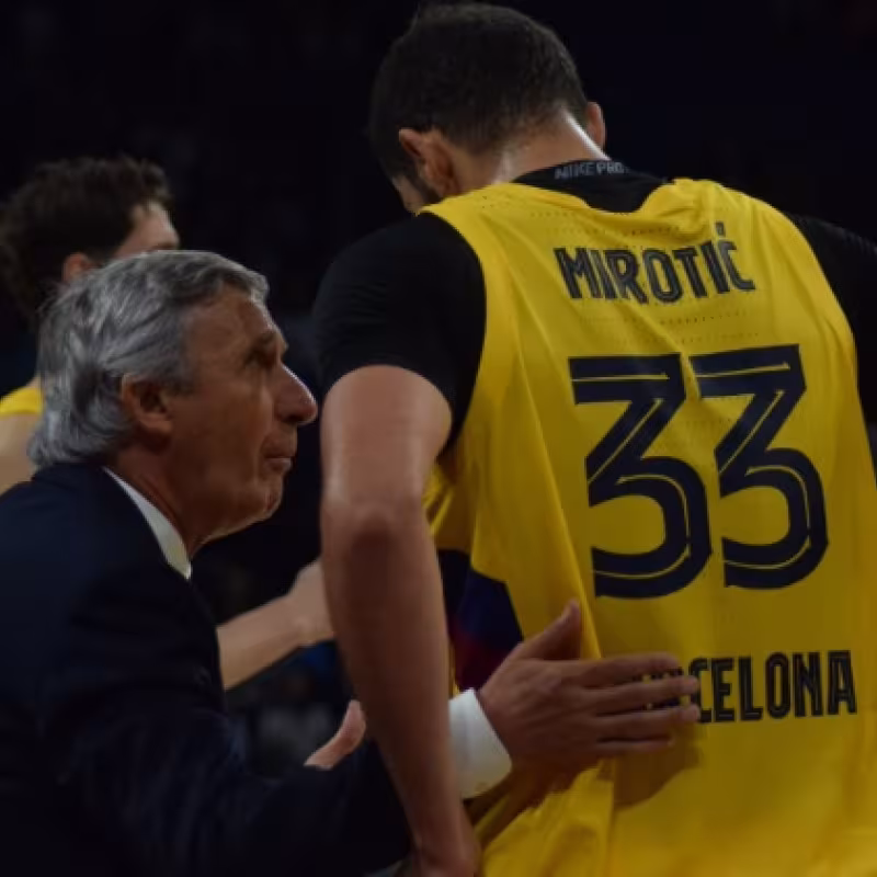 Pesic podria jugarse su continuidad en el Barça ante Panathinaikos en el OAKA