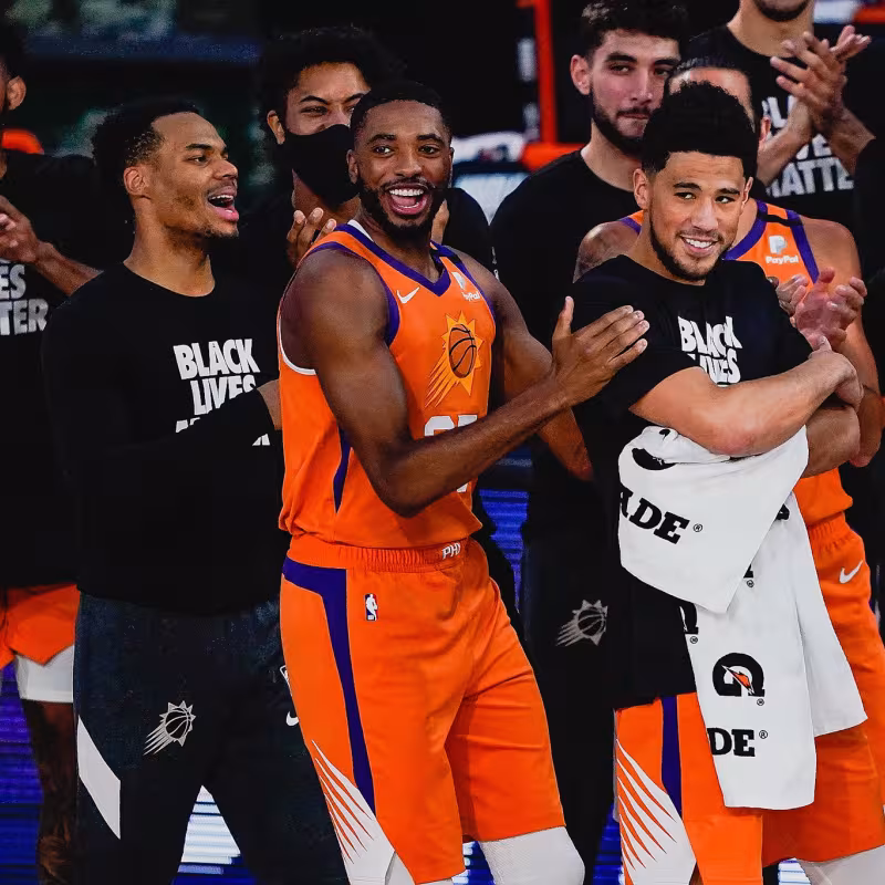 Phoenix Suns y Devin Booker, secretos mejor equipo burbuja NBA. Foto: gettyimages