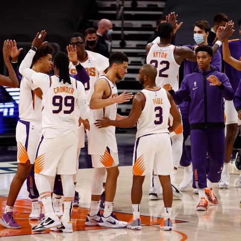 Phoenix Suns, lucha primera plaza Conferencia Oeste NBA 2021. Foto: gettyimages