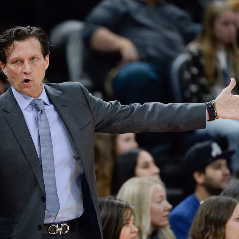 Quin Snyder, en su etapa de entrenador de Utah Jazz.