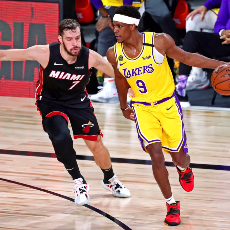 Rajon Rondo, posibilidad de 17º anillo de Celtics y Lakers. Foto: gettyimages