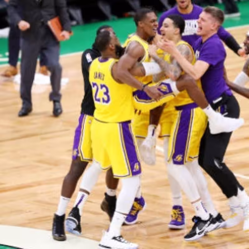 Rajon Rondo, jugador de Los Angeles Lakers.