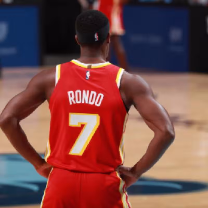 Rajon Rondo y una preocupante lesión en su rodilla derecha