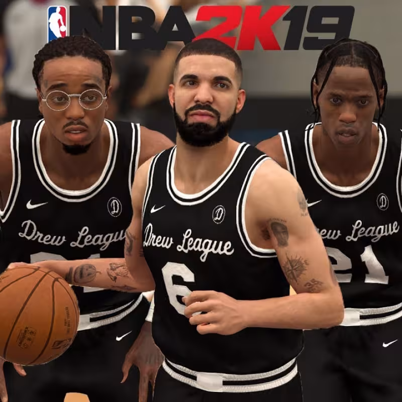 Los raperos Drake, Quavo, Travis Scott, Kanye... fueron protagonistas del NBA 2K19.