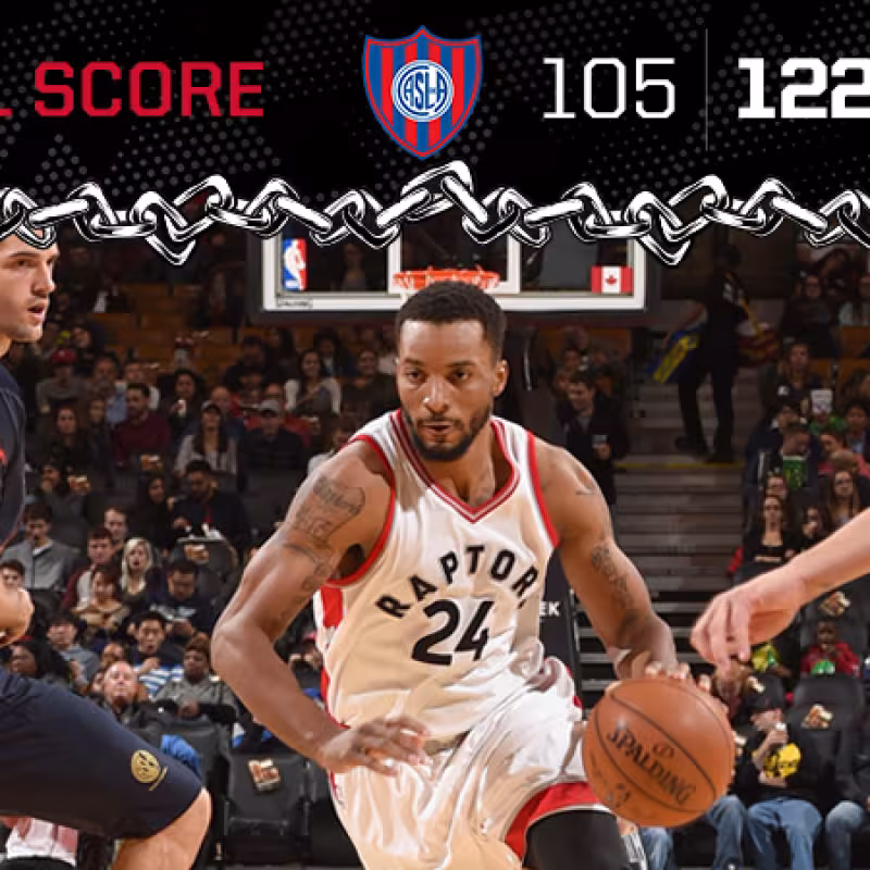 San Lorenzo tendrá su segunda visita ante un equipo NBA. Foto: nba.com