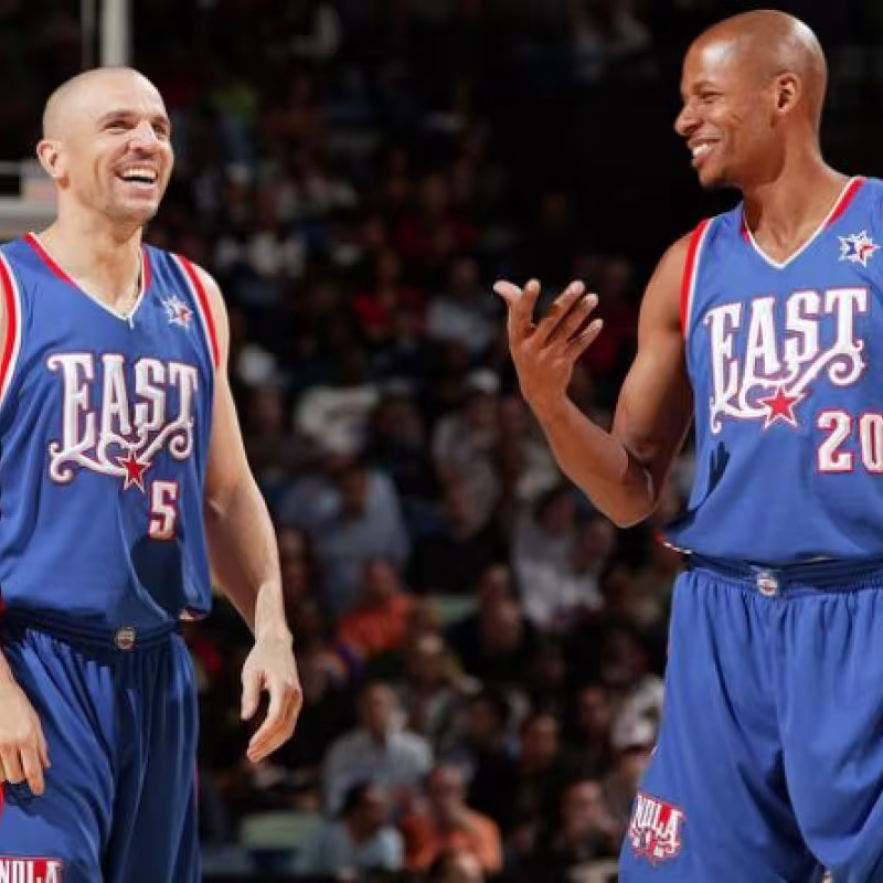 Jason Kidd y Ray Allen, en un All Star Game.
