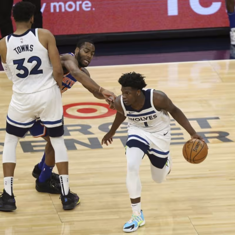 Anthony Edwards, candidato mejor rookie del 2021. Foto: gettyimages