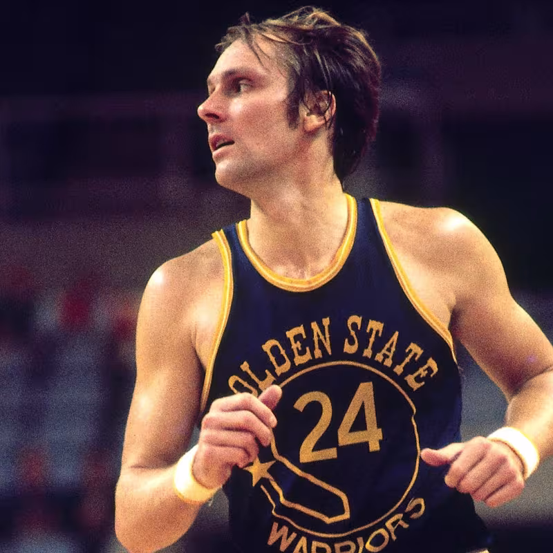 Rick Barry, MVP de las Finales de 1975. 