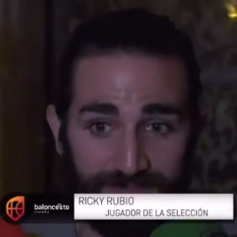 Ricky Rubio, jugador de la Selección Española.