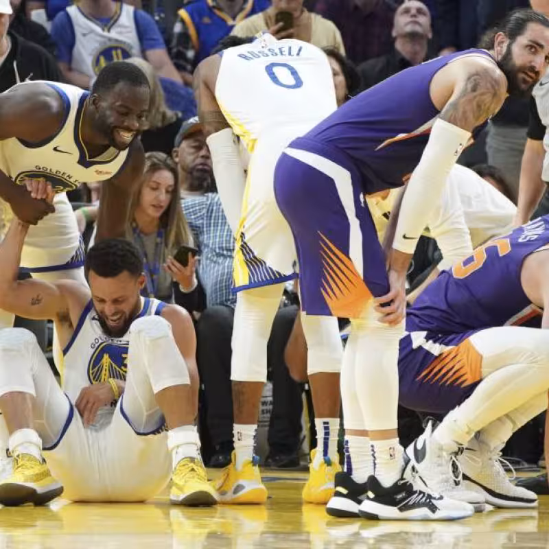 Ricky Rubio, en un Suns-Warriors de la presente temporada.