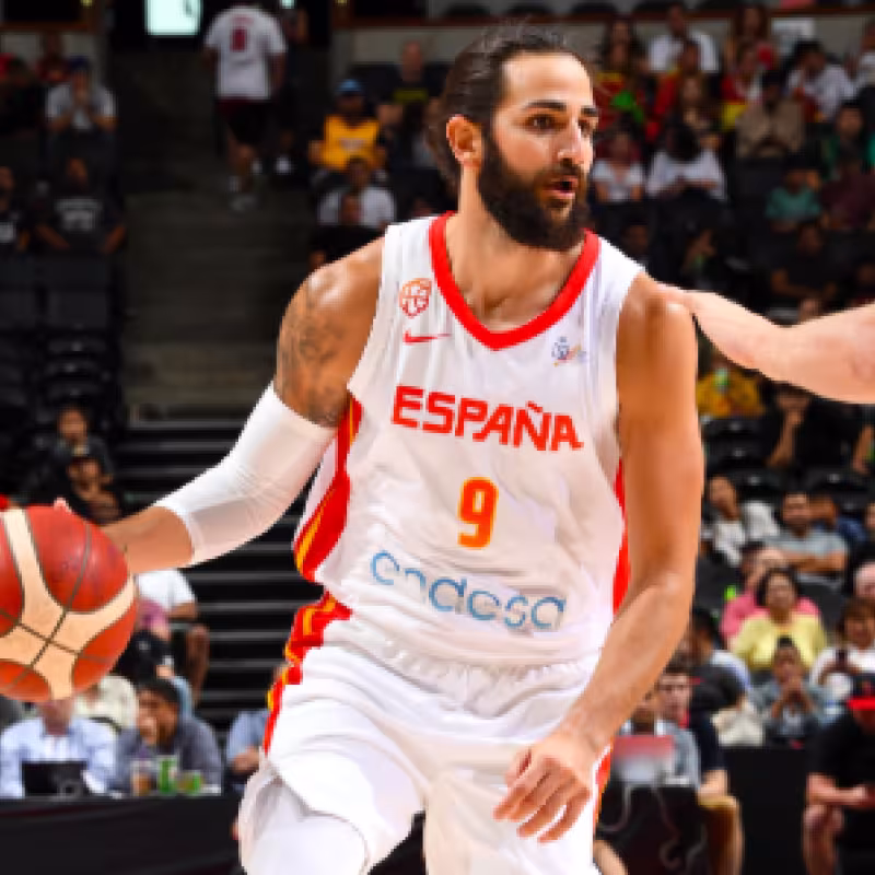 Ricky Rubio, contra Estados Unidos.