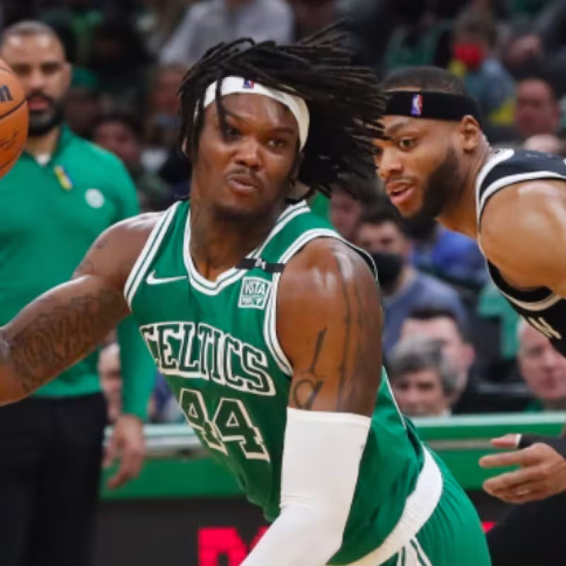 Robert Williams, jugador de Boston Celtics, frente a Brooklyn Nets. 