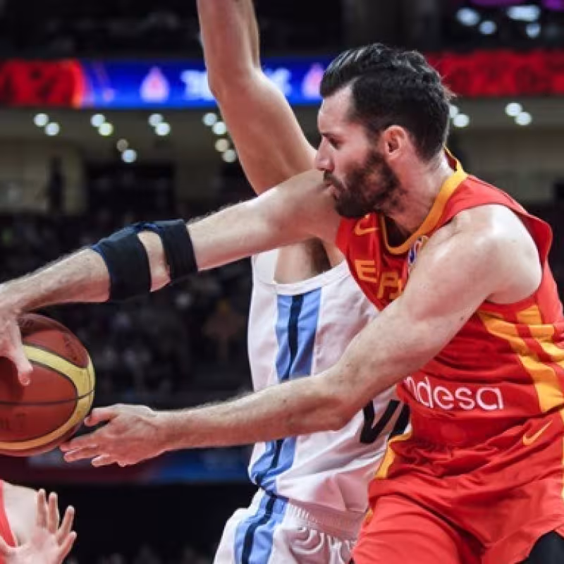 Rudy Fernández, campeón del mundo con la Selección Española de baloncesto.