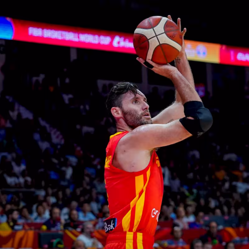 Rudy Fernández, jugador de la Selección Española.