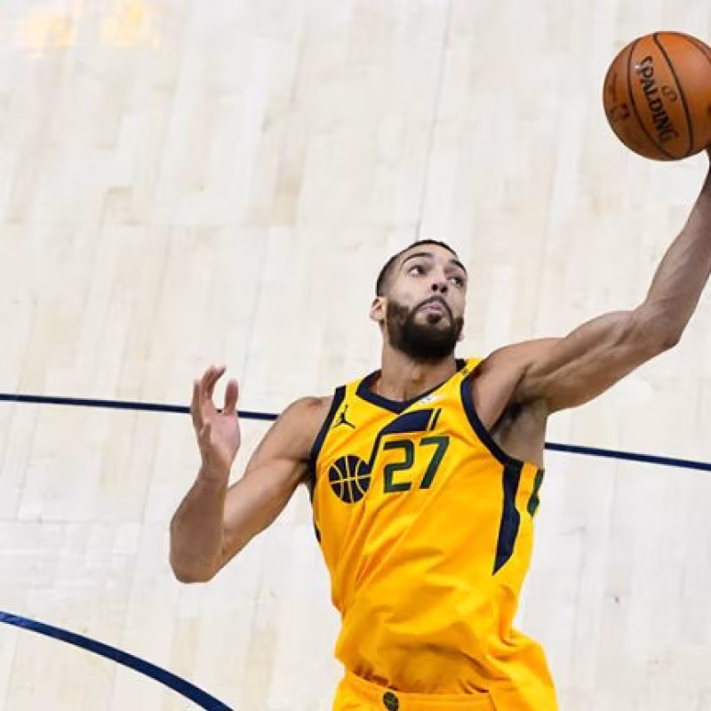 Rudy Gobert, prueba definitiva élite NBA. Foto: gettyimages
