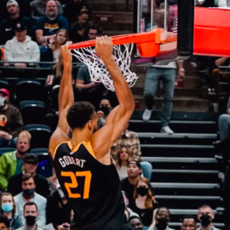 Rudy Gobert, protagonista en el regreso de la NBA.