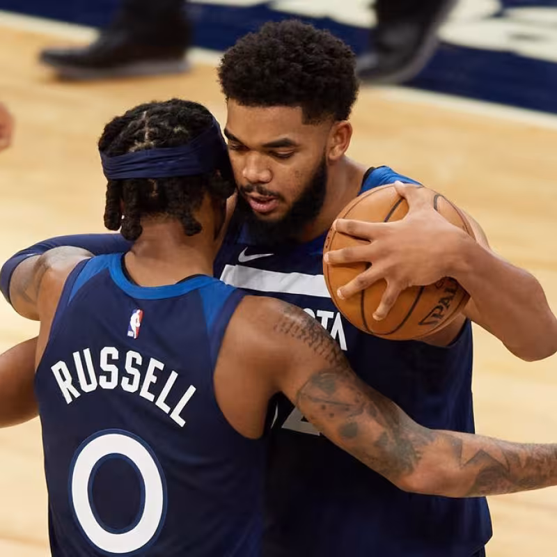 Rumores NBA: Minnesota Timberwolves, traspasos KAP y Russell. Foto: gettyimages