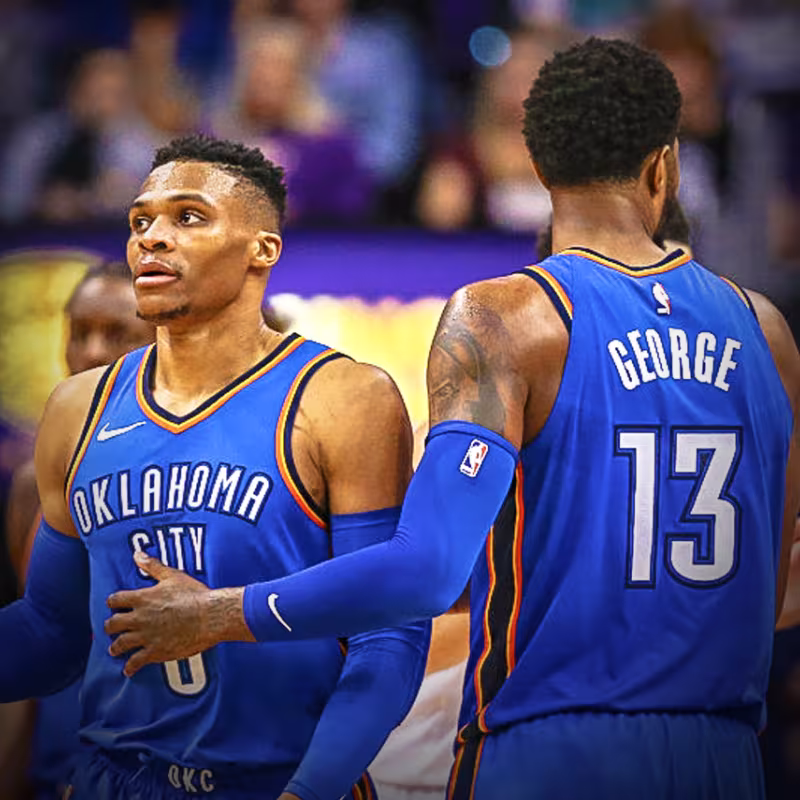Westbrook y George, superestrellas de OKC