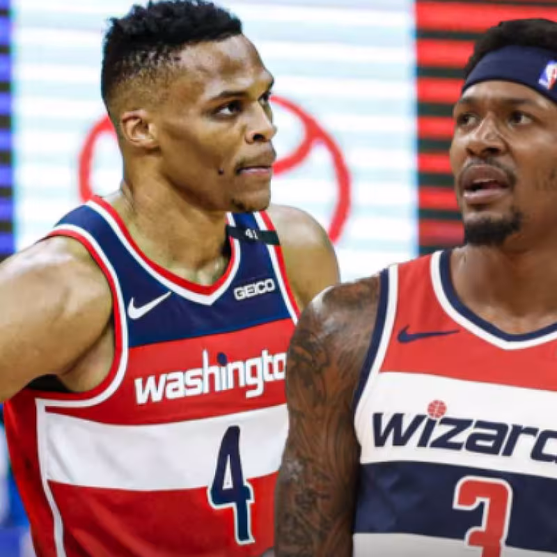 Opinión: Bradley Beal tira del carro de los Wizards pese a la losa que supone Russell Westbrook "Foto: Clutch Points"