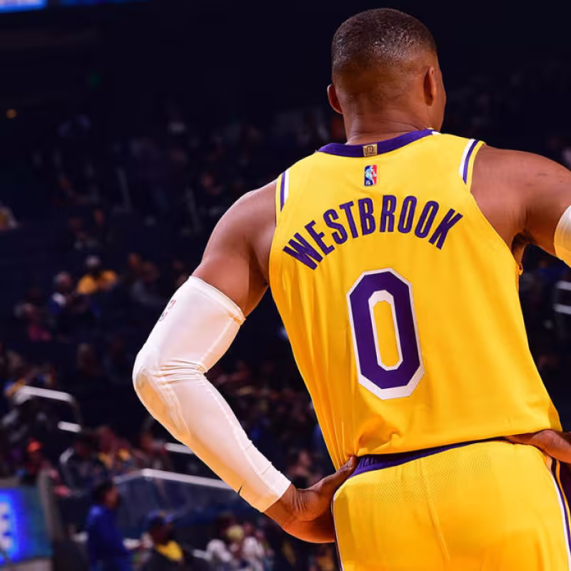 Russell Westbrook, jugador de Los Angeles Lakers. 