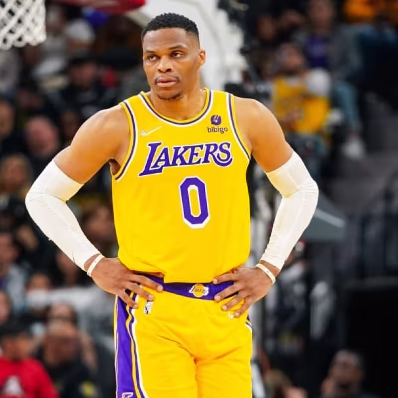 Russell Westbrook, jugador de Los Angeles Lakers.