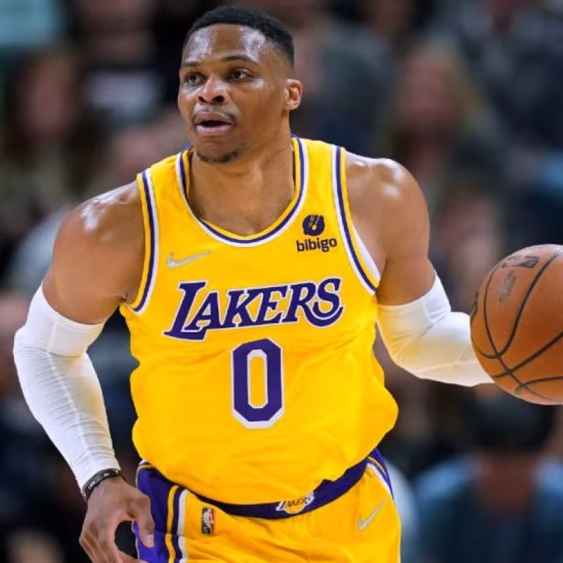 Russell Westbrook, jugador de Los Angeles Lakers.