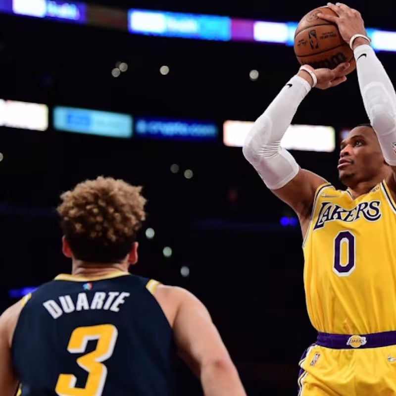 Russell Westbrook, jugador de Los Angeles Lakers.