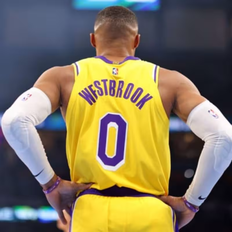 Russell Westbrook, jugador de Los Angeles Lakers. 