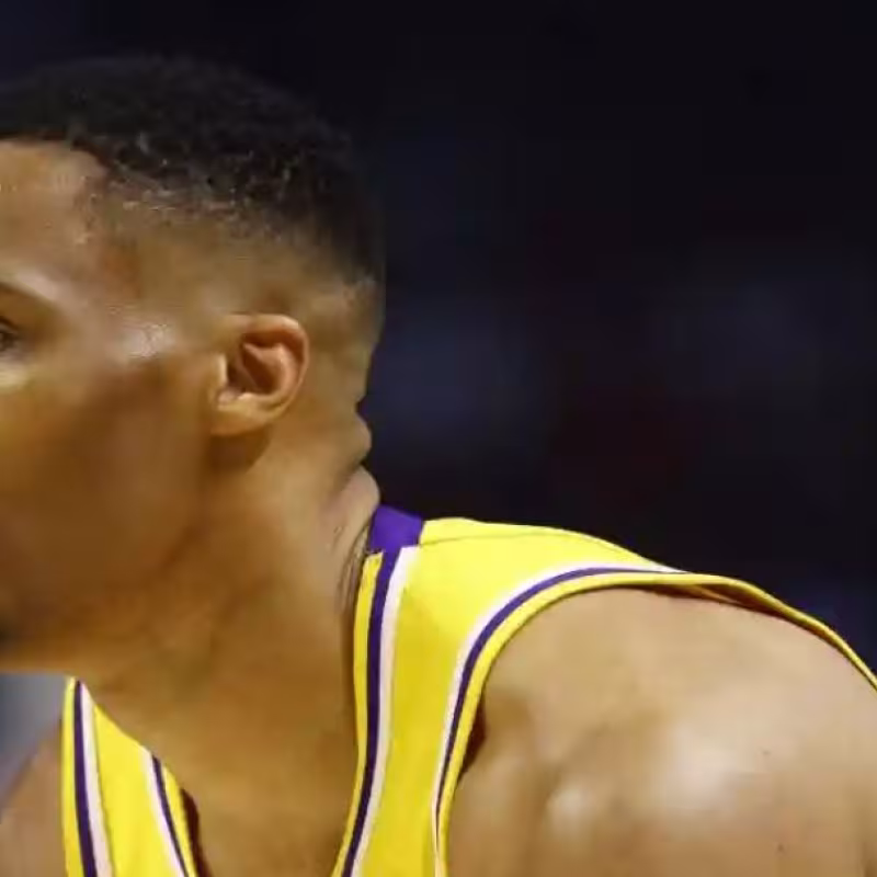 Russell Westbrook, jugador de Los Angeles Lakers. 