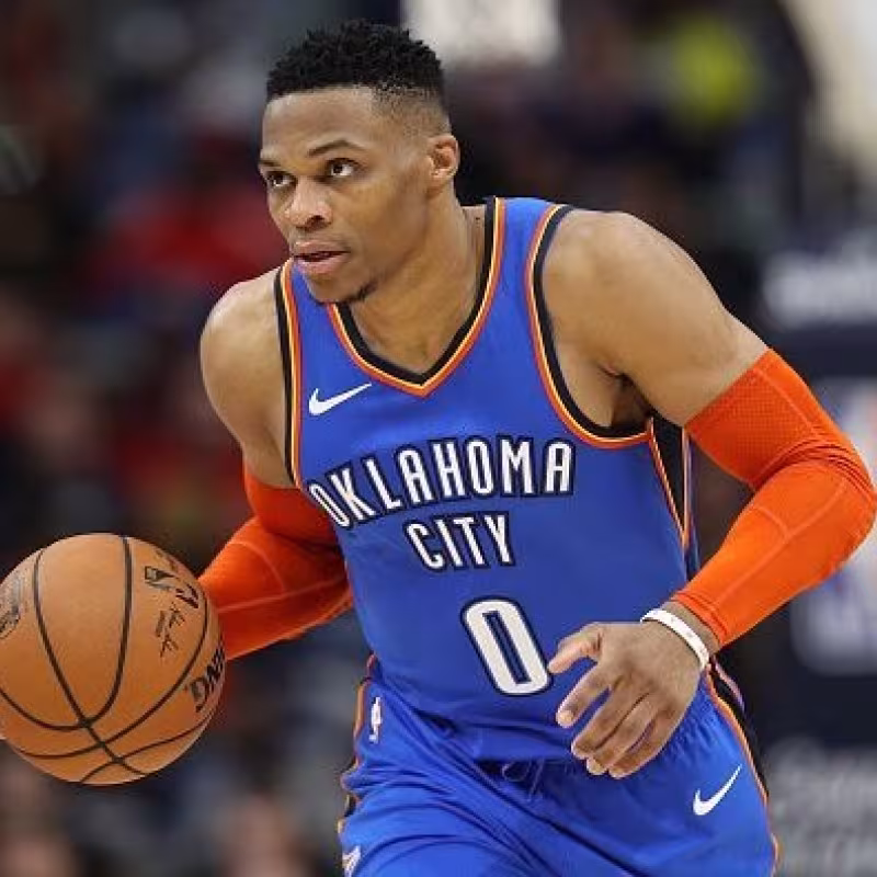 Russell Westbrook, jugador de Oklahoma City Thunder.