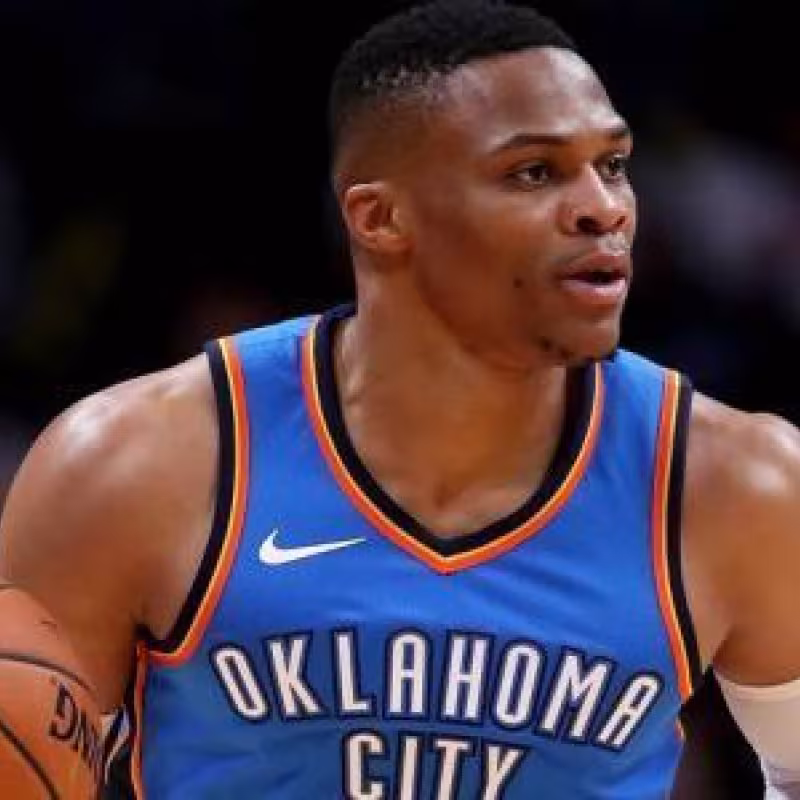 Russell Westbrook, estrella de los Thunder.
