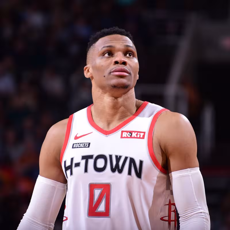 Russell Westbrook, estrella de la NBA.