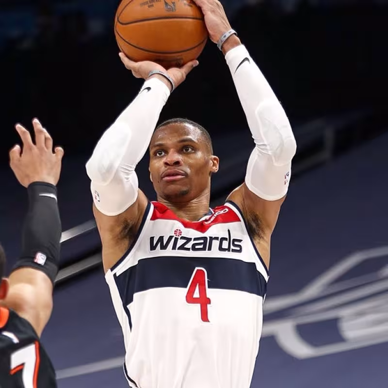 Russell Westbrook muestra su mejor nivel en el séptimo triunfo consecutivo de los Wizards