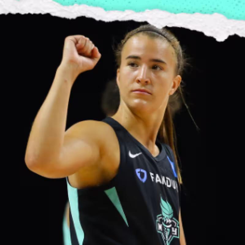 Sabrina Ionescu, nº del Draft seleccionada por New York Liberty.